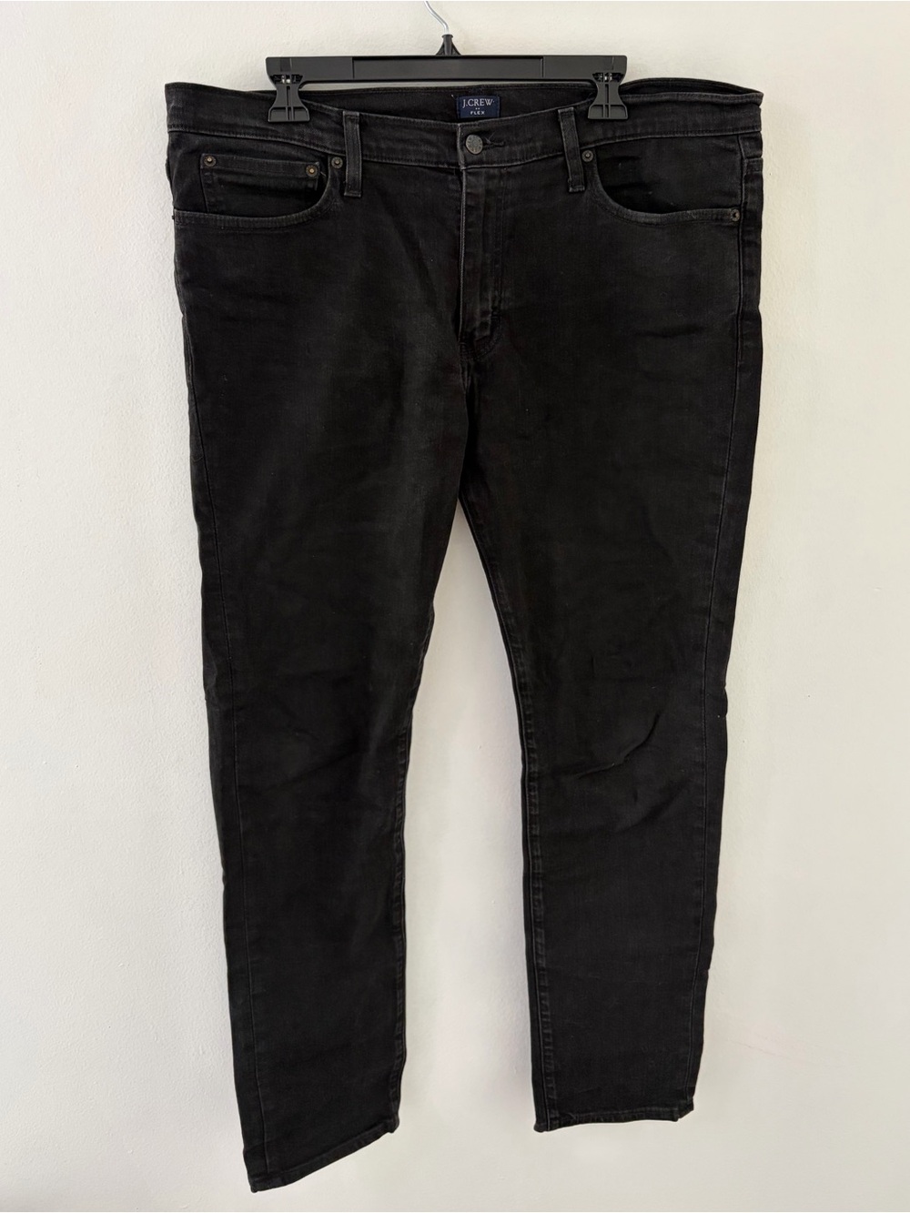 J. Crew Flex Black Slim Men’s Jeans, Size: 36x32